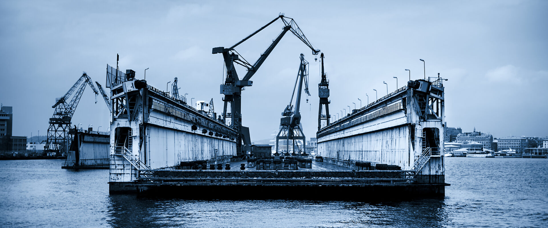 En docka i Göteborgs hamn